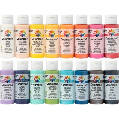 Delta Ceramcoat Acrylic Paint is an all-purpose, premium quality acrylic paint formulated specifically for all your arts and crafts projects. . Ceramcoat acrylic paint